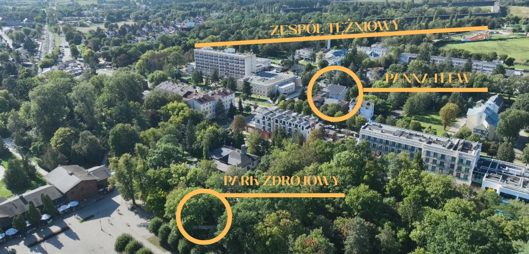 Widok na Ciechocinek